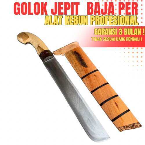 GOLOK KEBUN | Golok Jepit Baja Per