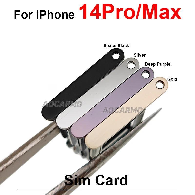 Dual Sim Tray For iPhone 14 Pro Max 14PLUS 14Pro 5G SIM Card Holder Slot Replacement Parts