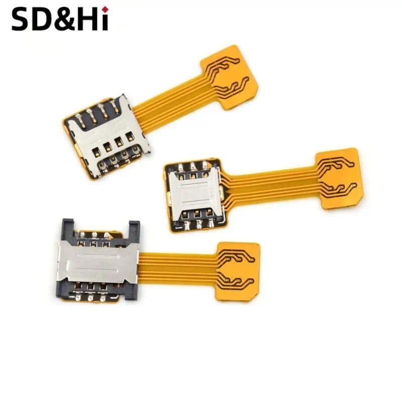 1pc Adapter For Xiaomi/Redmi For Samsung/Huawei Hybrid Double Dual Sim Card Adapter Micro SD Nano Si