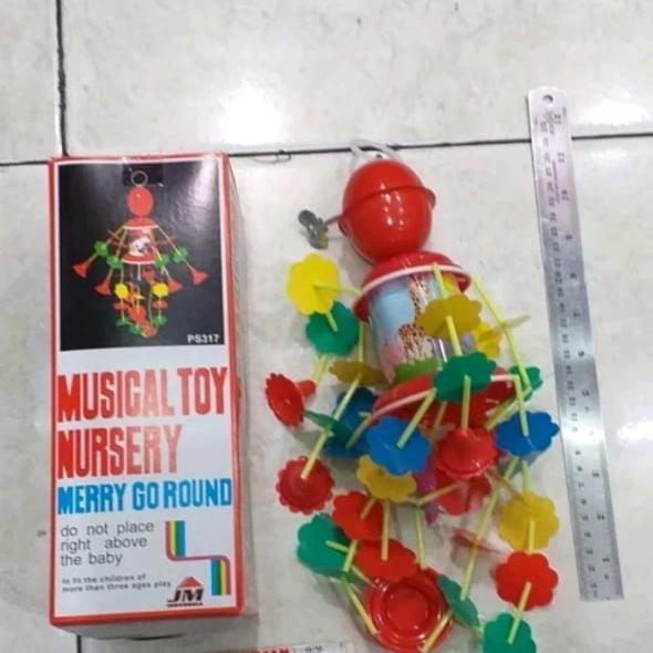 diskon mainan ramelan merry go round klintingan bayi