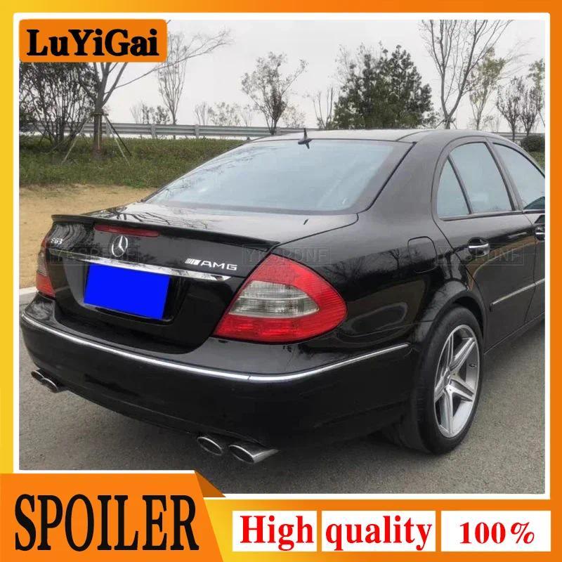 For W211 Spoiler 2002-2009 Mercedes-Benz W211 E-class E200 E260 Spoiler ABS plastic Material Car Rea