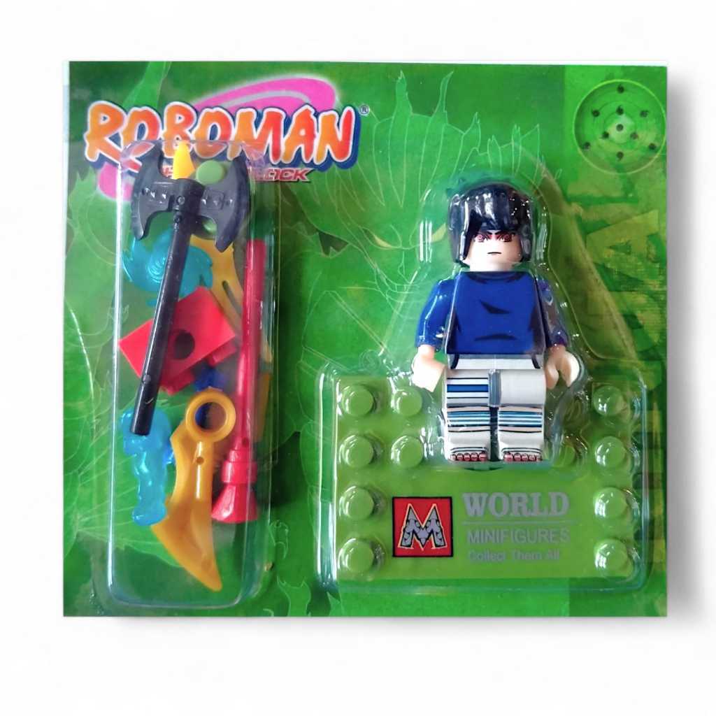 GMJ COLLECTION MAINAN FIGURE NARUTO / MAINAN ROBOT SASUKE / MAINAN R0B0MAN NARUTO