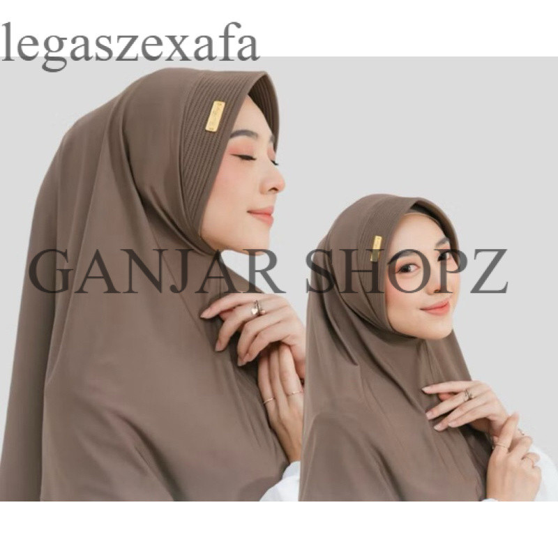 HIJAB BERGO Hamidah Instan SIZE M LABEL BESI BY SN Hijab