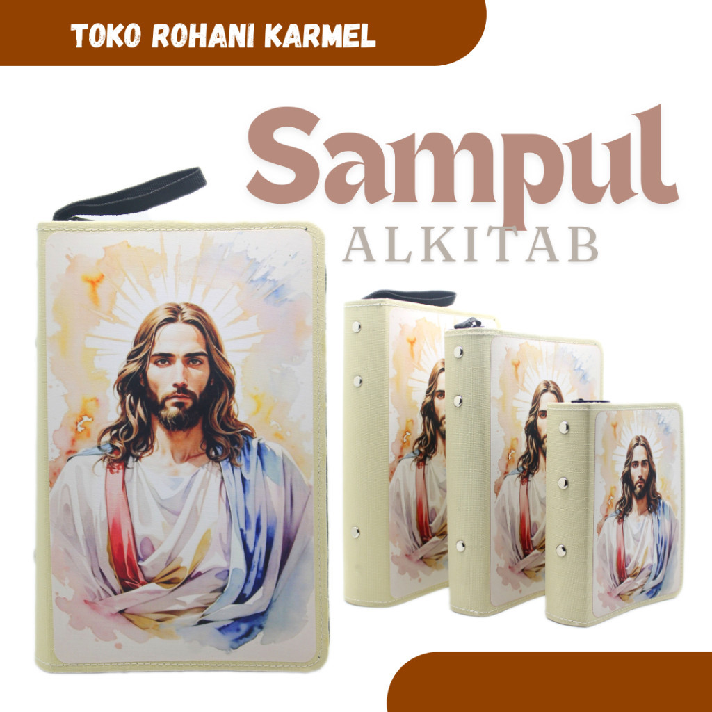 SAMPUL ALKITAB (YESUS KERAHIMAN) SAMPUL ALKITAB KECIL - COVER ALKITAB SEDANG - SAMPUL ALKITAB BESAR