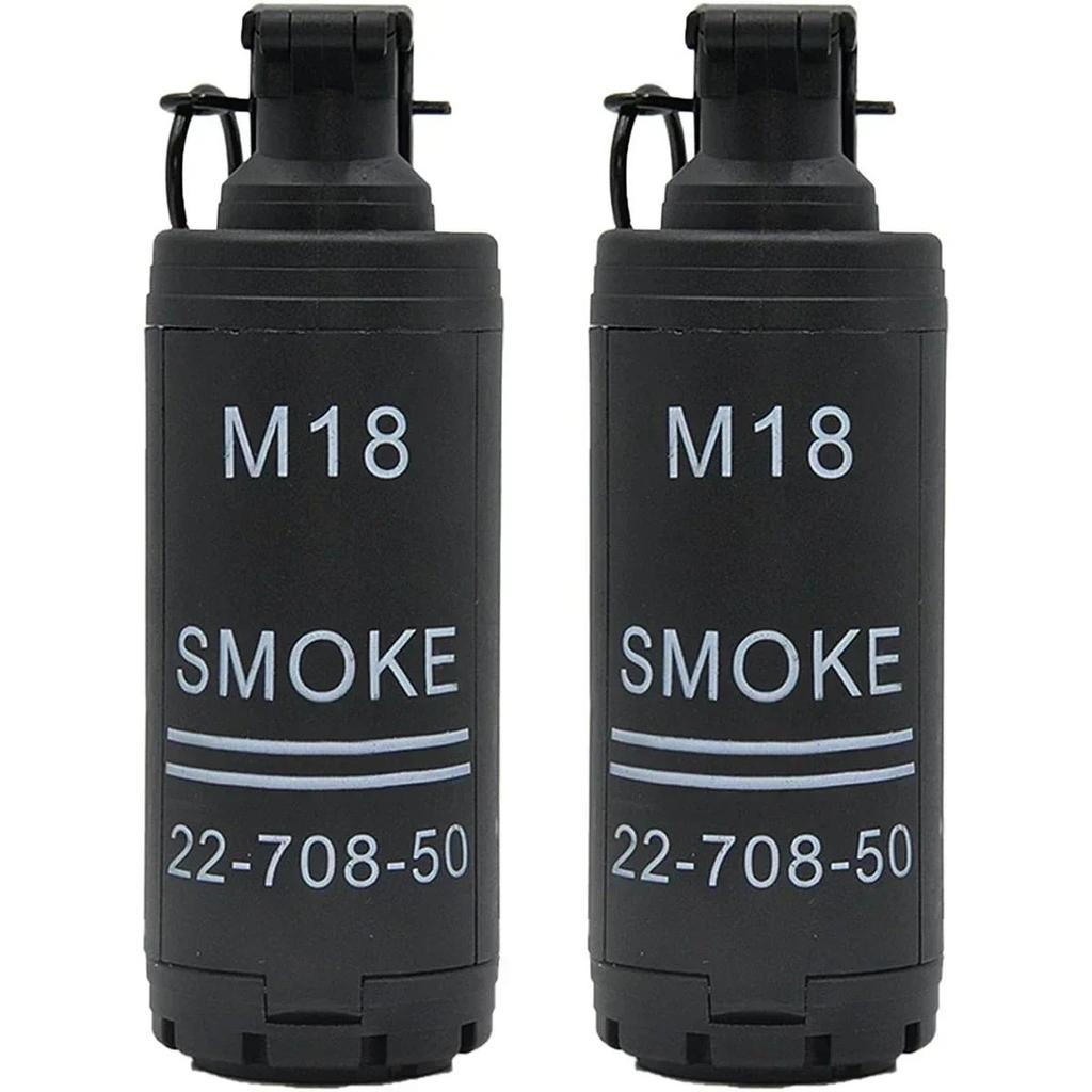WYL12Pcs M18 ToyHand Grenade, Tactical Smoe Grenade Model Plastic ToyGrenade Outdoor Grenade Model