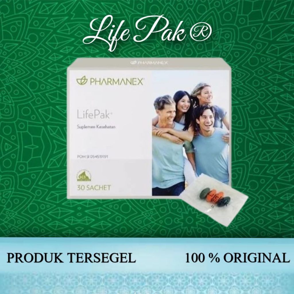 Pharmanex LifePak 30 Sachet - Suplemen Vitamin & Mineral Lengkap Harian, Nutrisi Optimal untuk Pria 