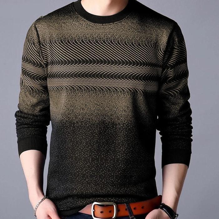 NEW FASHION PRIA~ Sweater unisex DIMITRI Baju BUCKY atan model Crewneck Panjang Knitwear Sweatshirt 