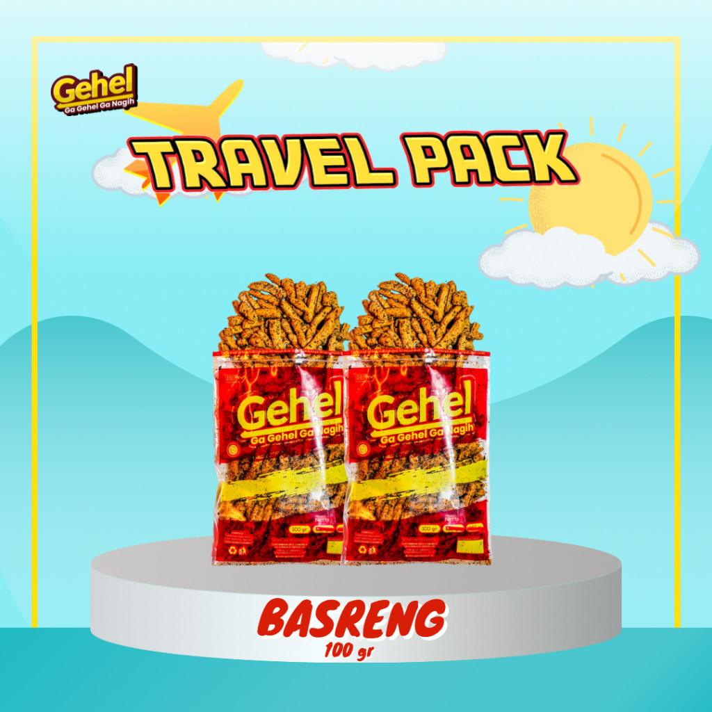 Gehel Travel pack Basreng 100gr