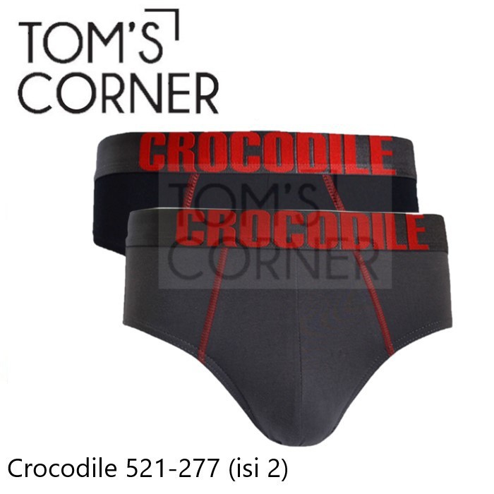 [TomsCorner] Celana dalam pria Crocodile 521-277 | isi 2 | CD pria Online