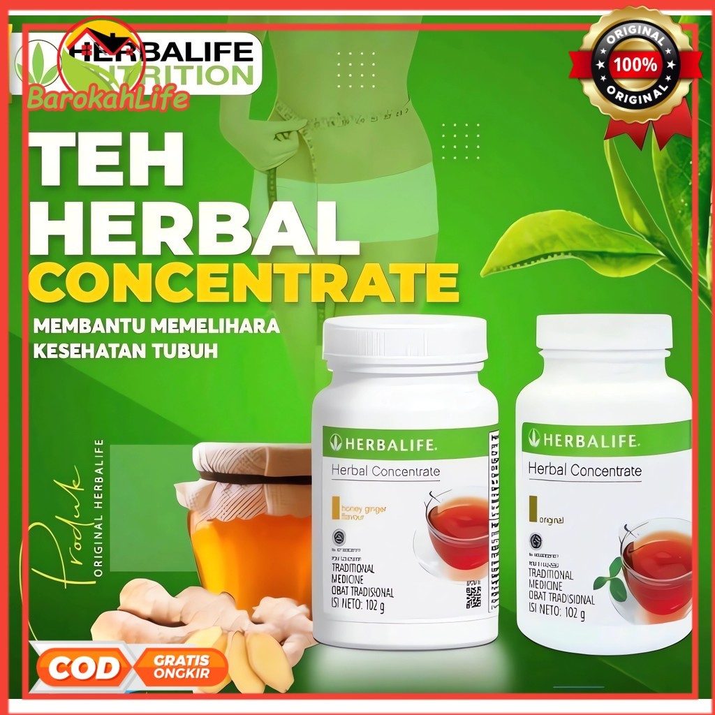 Herbalife Teh Instan Thermojentic Teh Penurun Berat Badan Teh Diet  TEA Herbalife. CONCENTRATE PEMBA