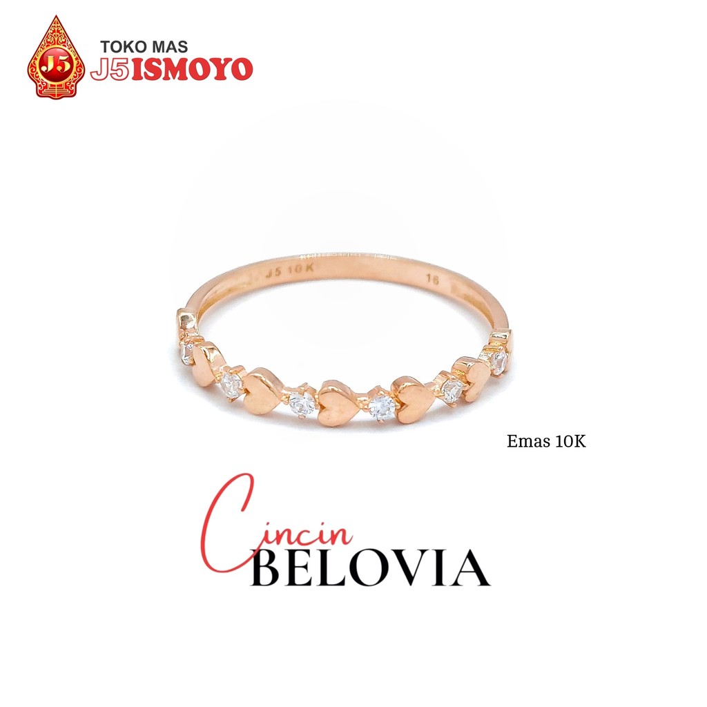 Cincin Emas Mas Asli Belovia J5 Ismoyo
