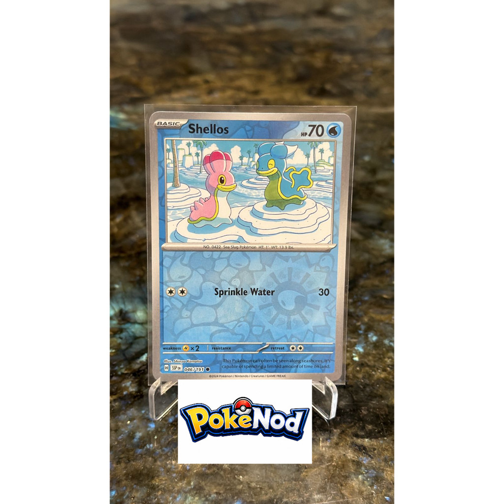 Kartu Pokemon Holo Shellos 046/191 English Original TCG Langka