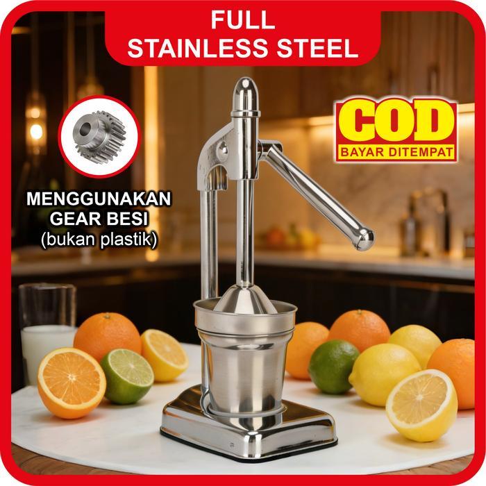 Alat Peras Jeruk Stainless KIMITSU KJM-202 | Alat Peras Jeruk Manual | Alat Peras Jeruk Besar | Alat