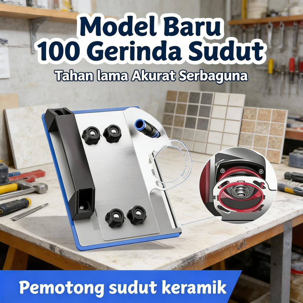 Pemotong Sudut 45 Derajat Alat Pemotong Keramik Baru Serbaguna untuk Pemasangan Sudut Keramik Model 