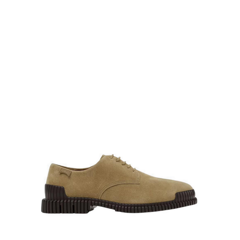 Camper  Pix Men's Flat Lace-Up Sneakers - Brown