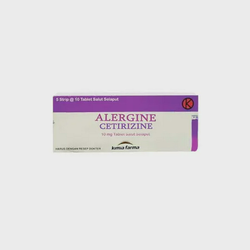 ALERGINE 10 MG 1 STRIP @ 10 TABLET SALUT SELAPUT