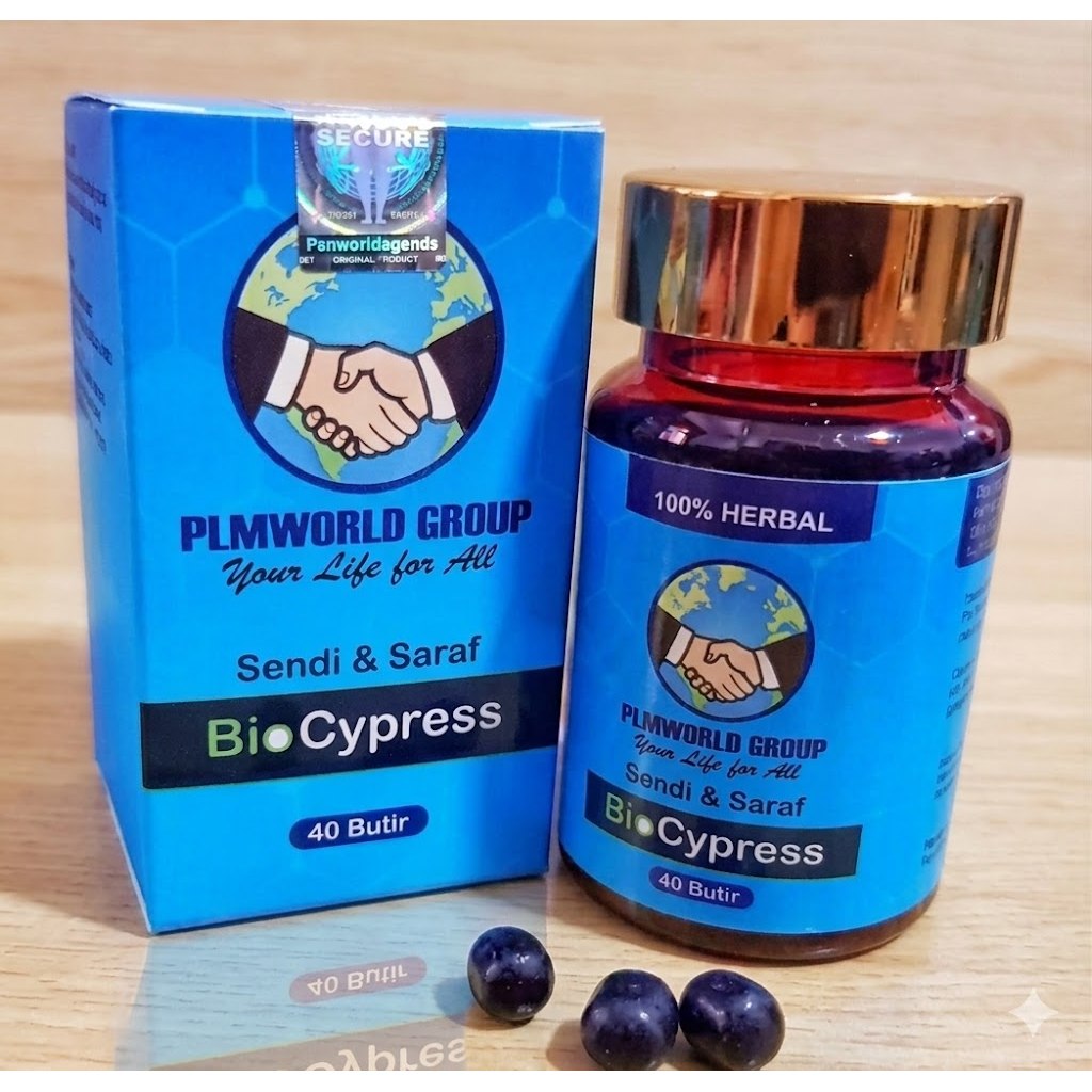 Biocypress original Obat Nyeri Sendi dan Saraf  40 pil Obat syaraf kejepit