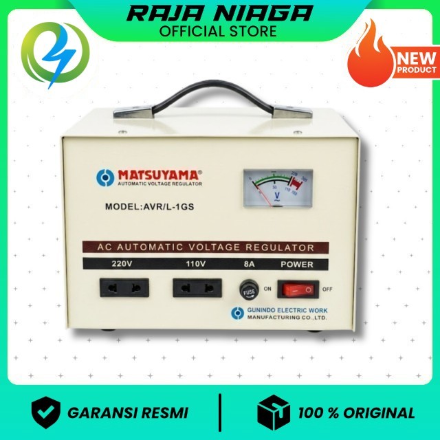 Stavolt Stabilizer Listrik AVR 1000W Matsuyama GS-LD 1000 Penstabil Tegangan Otomatis Anti Drop untu