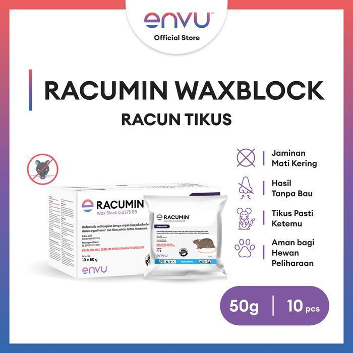 Racumin Racun Tikus Ampuh [Jaminan Mati Kering] – Racumin Bundle (10pcs)