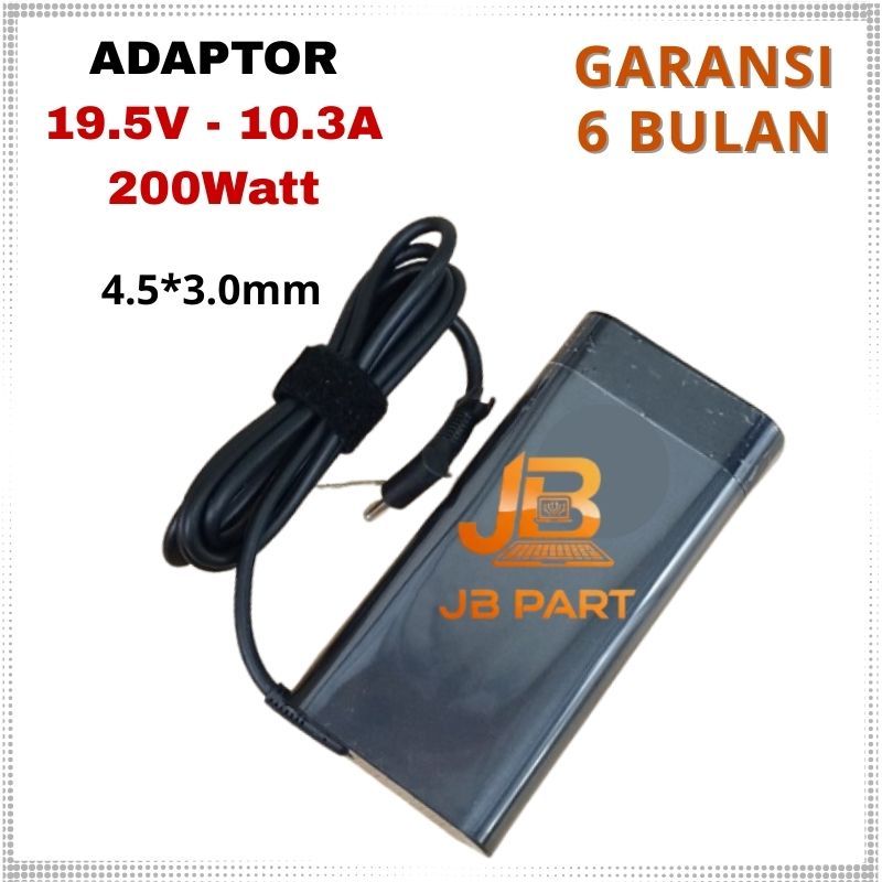 Adaptor Charger HP Pavilion Gaming 17 16 15 - 19.5V 10.3A 200W -JBPART