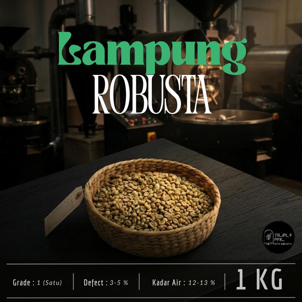 green bean / Biji kopi robusta lampung TERMURAH