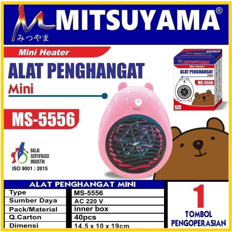Kipas Angin Penghangat MS-5556 - Mitsuyama Ruangan Pemanas Heater | No Brand Outlet