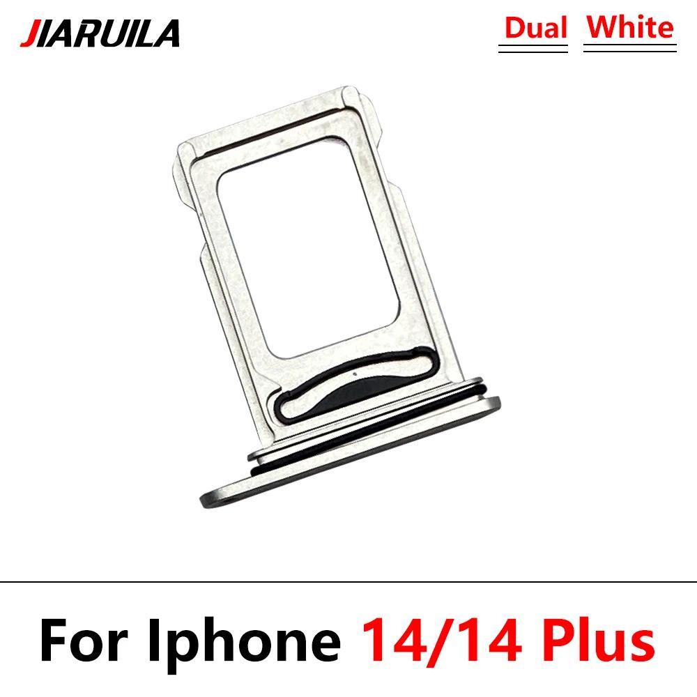 Dual Card SIM Card Tray ip slot drawer Holder Adapter Accessories For iPhone 14 / 14 Plus / 14 Pro /