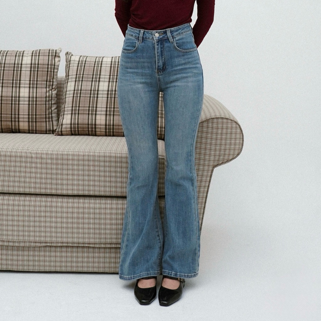 Yeona - Loui Jeans Stretchy Denim Wanita