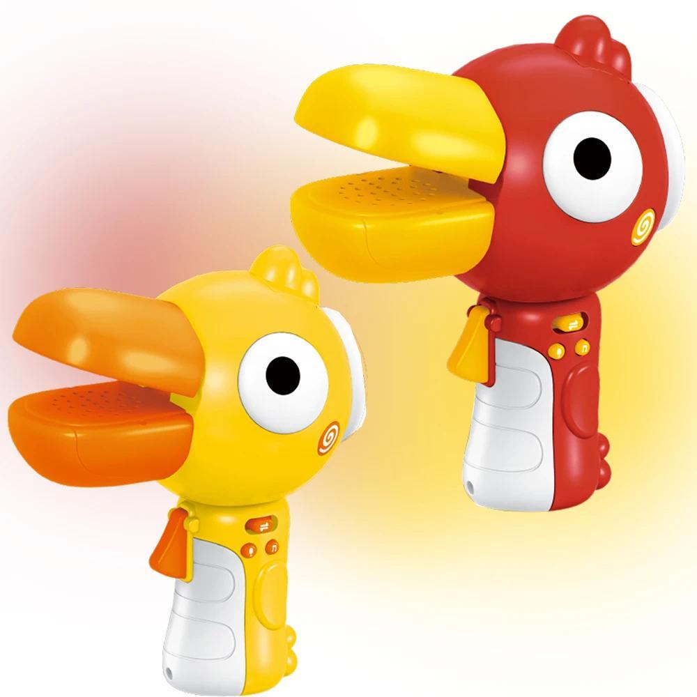 Voice anger for Kids,Electric Toucan Loudspeaker Recorng Function Voice anging Device Toys with 3 ff