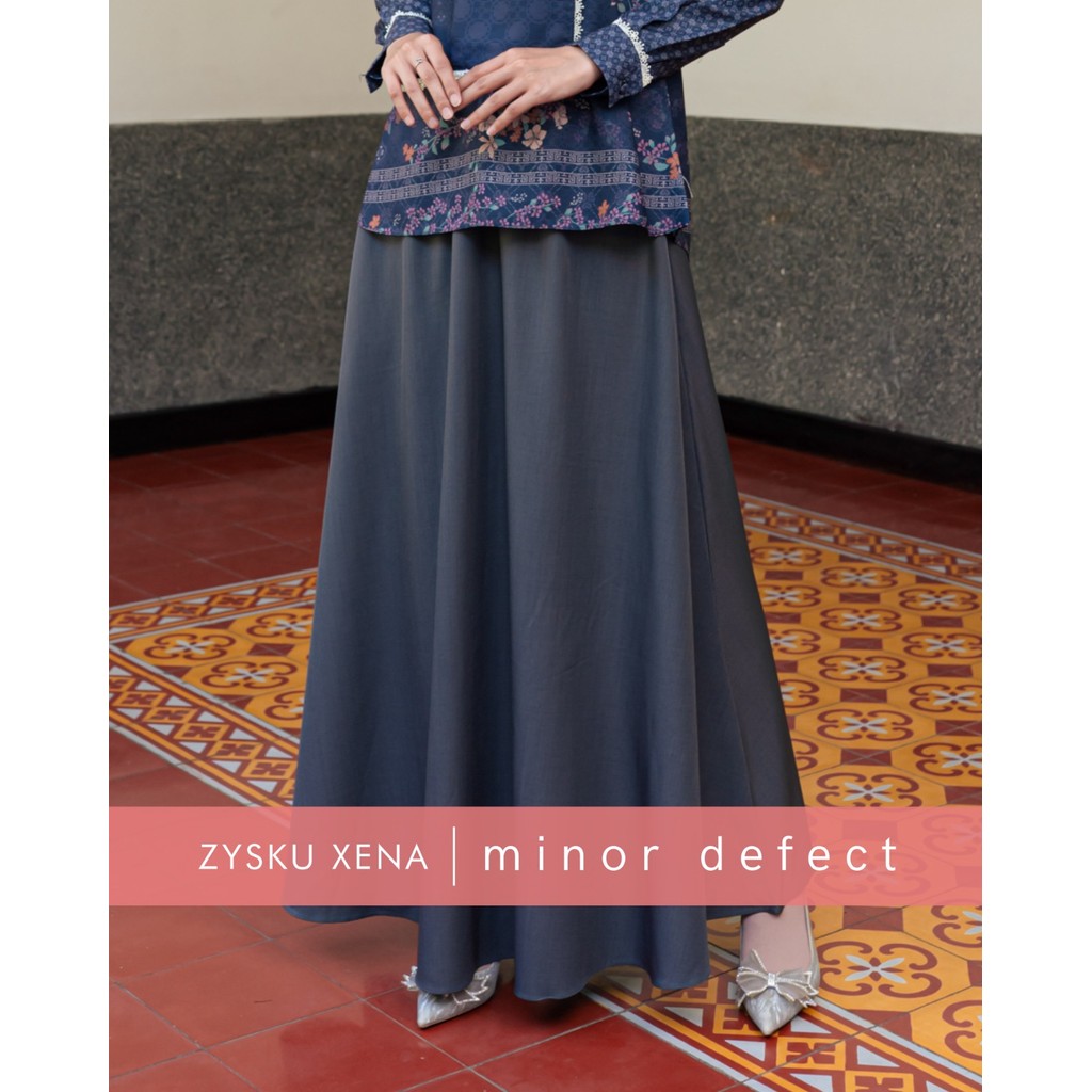 Zysku Xena | Minor Defect | Ruyi Skirt | Rok Sarimbit Polos Lebar Flare Maxi Payung