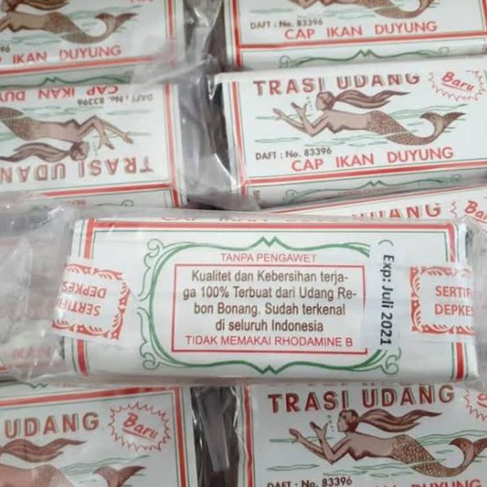 Trasi terasi udang cap ikan duyung 250 gr