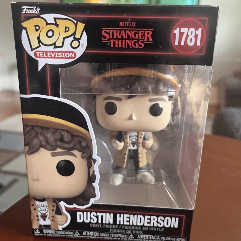 Original Stranger Things Dustin Henderson Funko Pop Action Figure Anime Will Byers #1786 1781 1796 V
