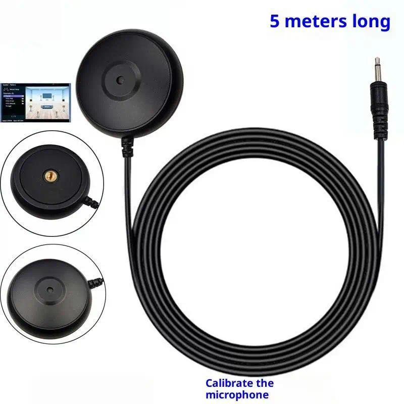 1Pcs 5 Meters Replacement Calibration Microphone For Pioneer MCACC AV Home Receiver For MONO Plug Mi
