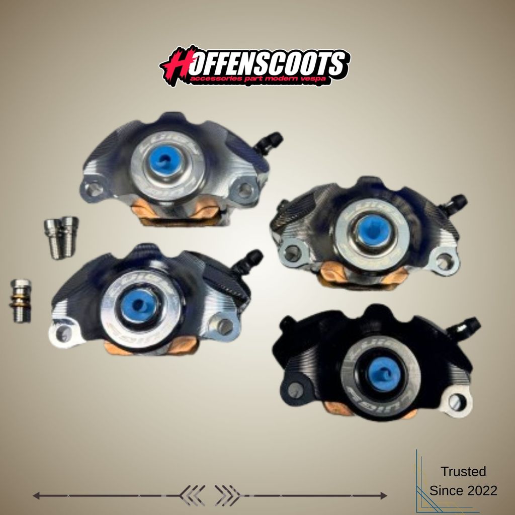 Kaliper Caliper LUIGY XR-05 2P Alumunium Billet CNC Vespa Sprint Primavera S LX GTS