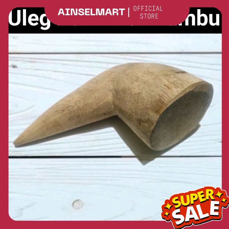 Ulekan Kayu Dari Akar Bambu Ukuran Kecil/Sedang/Besar Ulekan Dari Brungki Bambu Alat Bumbu Dapur UB