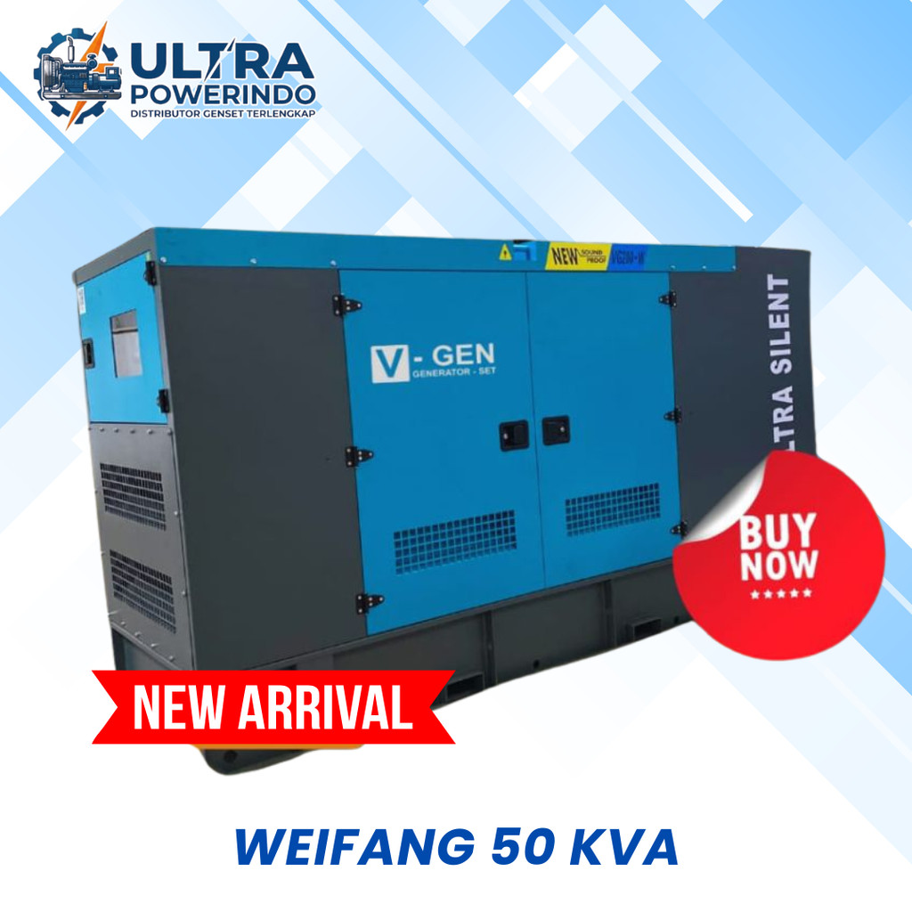 Genset 50KVA Weifang Ultra Silent