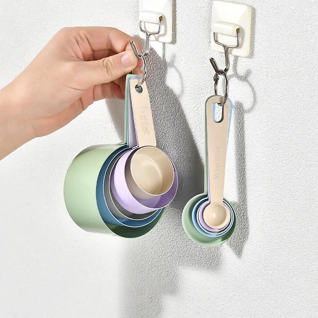 510pcs Colorful Baking Spoon Measuring Tool Stainless Steel Measuring Cup Spoon Set Kitchen Measurin