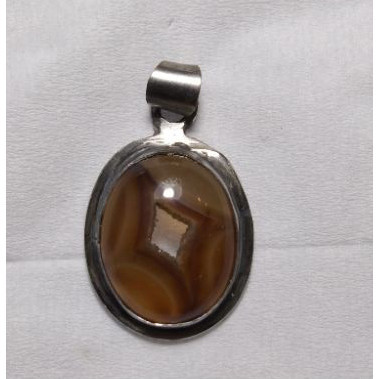 Liontin batu combong asli alami akik 525