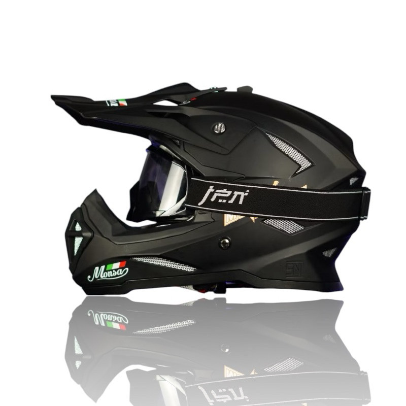 HELM TRAIL CROSS OFFROAD MONSA FREE GOOGLE