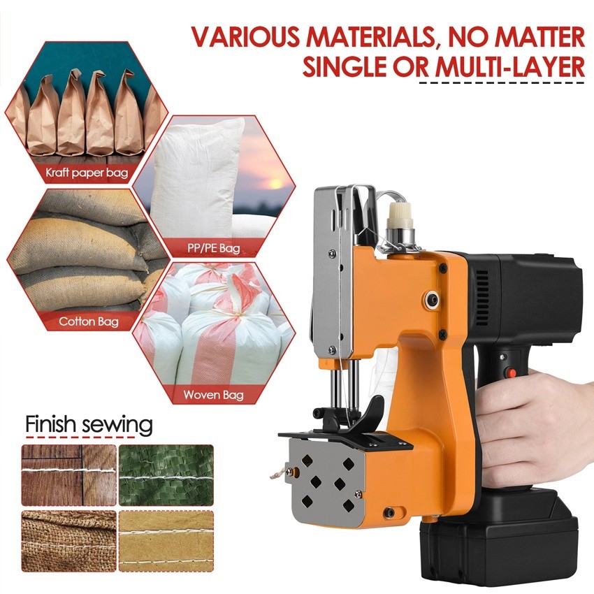 Mesin Jahit Karung Goni Beras Flyingman GK 9 370 Portable Bag Closing Machine Mini Karung Sewing Mac