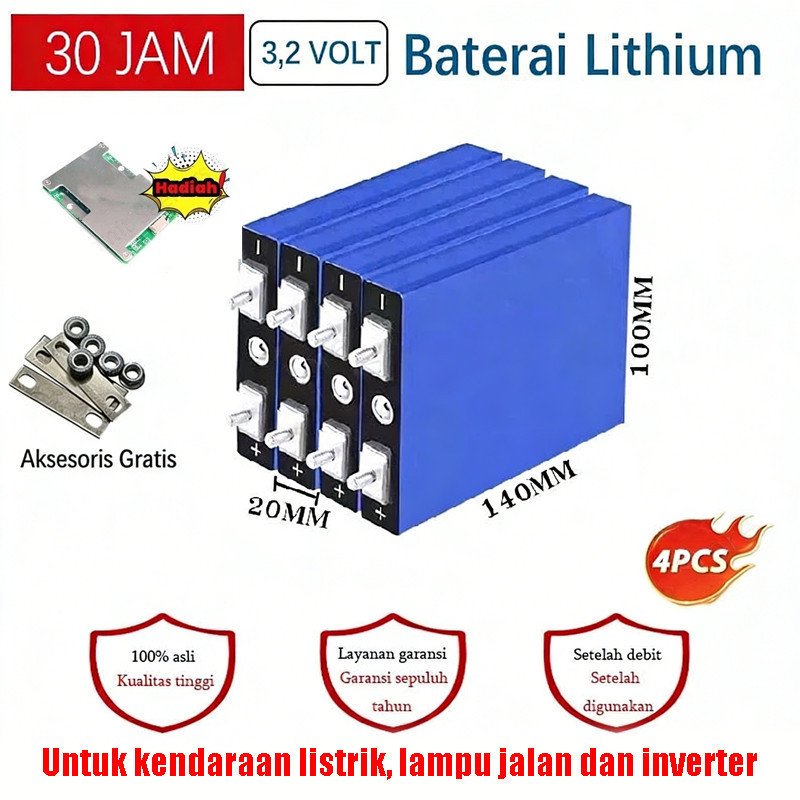Farmora00 Ups Waterproof Bms Lifepo4 Baterai12V-30Ah Catl/Byd Lifepo4 Baterai 3.2V 30Ah/14Ah Lifepo4