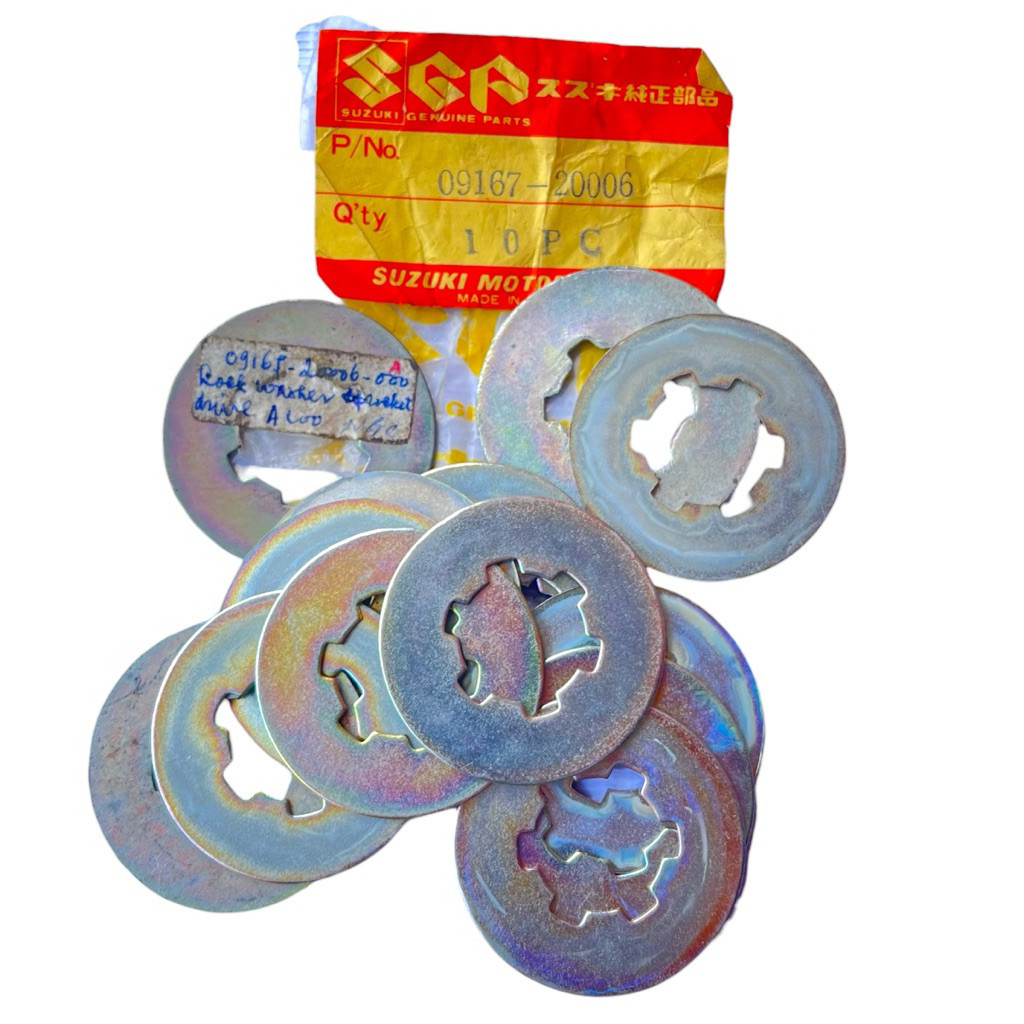 WASHER LOCK RING GIR GEAR GER / RING KOPLING SUZUKI A100 TS100 TS125 RGV RGR RM125 DR250 DR350 GS500