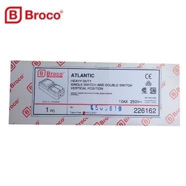Promo Murah BROCO Atlantic Saklar Engkel + Saklar Seri Outdoor OB Vertical 226162 Terlaris