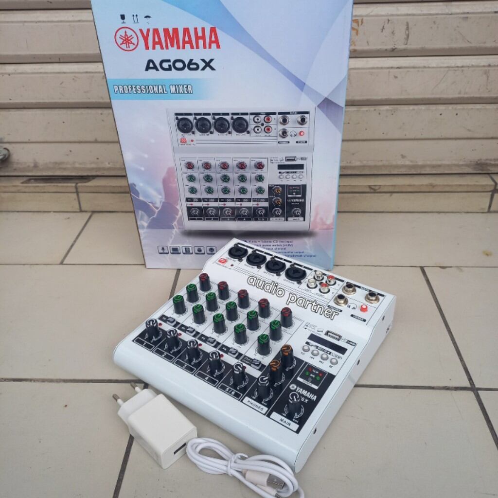 MIXER AUDIO YAMAHA AG06X MIXER 6 CHANNEL BLUETOOTH AG 06 X