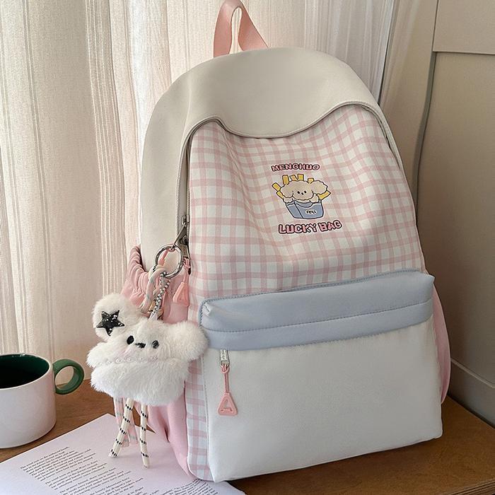 RANSEL ANAK HP654 - TAS WANITA  - TAS SEKOLAH CEWEK - RANSEL SEKOLAH - BACKPACK MURAH - HP654 - PINK