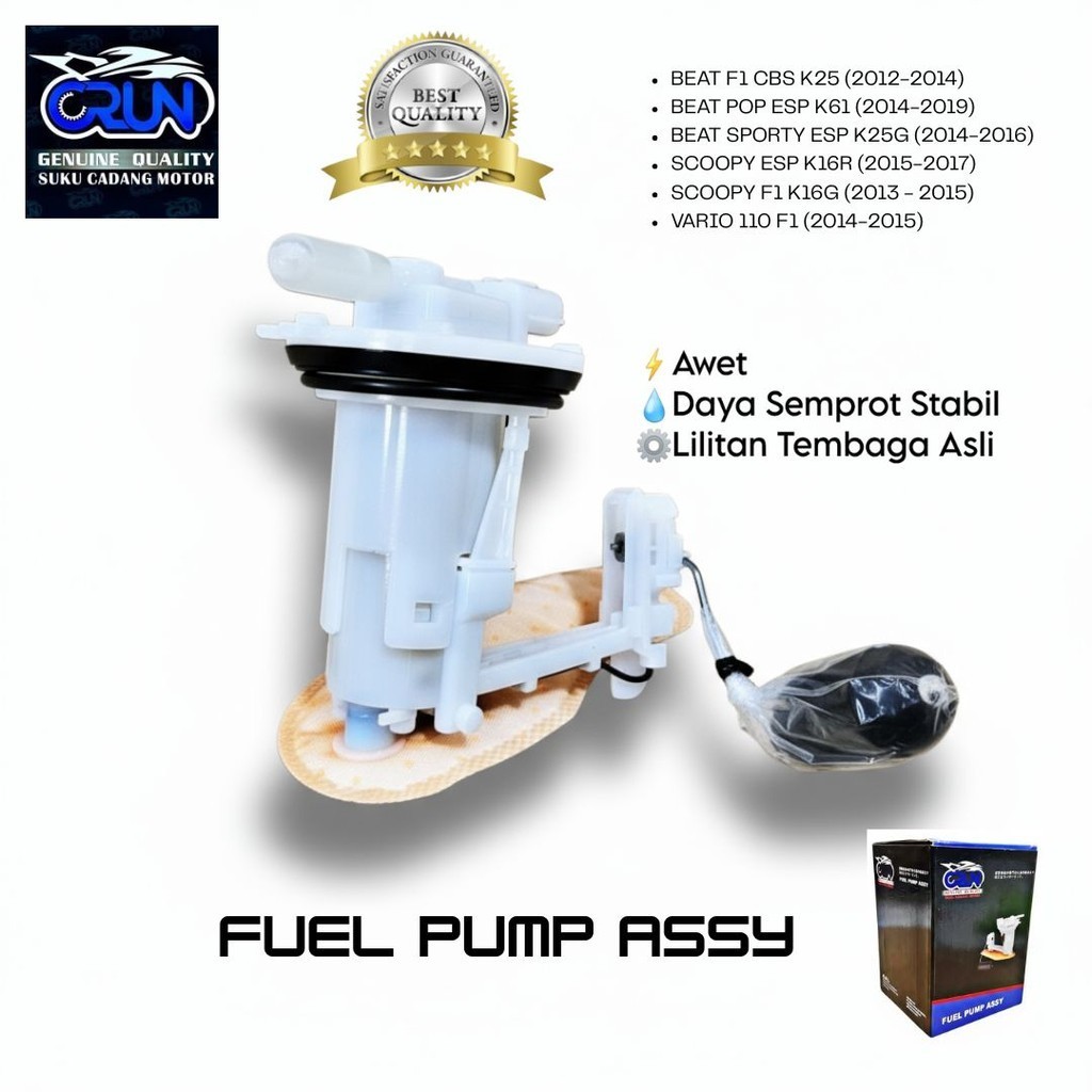 16700-K16-305 Fuel Pump Assy Honda Beat FI POP ESP CBS K25 K61 K25G Scoopy K16R K16G Vario 110 FI