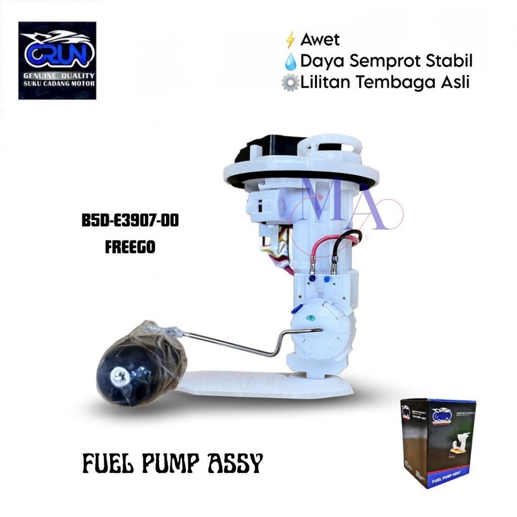B5D-E3907-00 CRUN Fuel Pump Assy Rotak Dinamo Pompa Bensin Yamaha FREEGO FREE GO