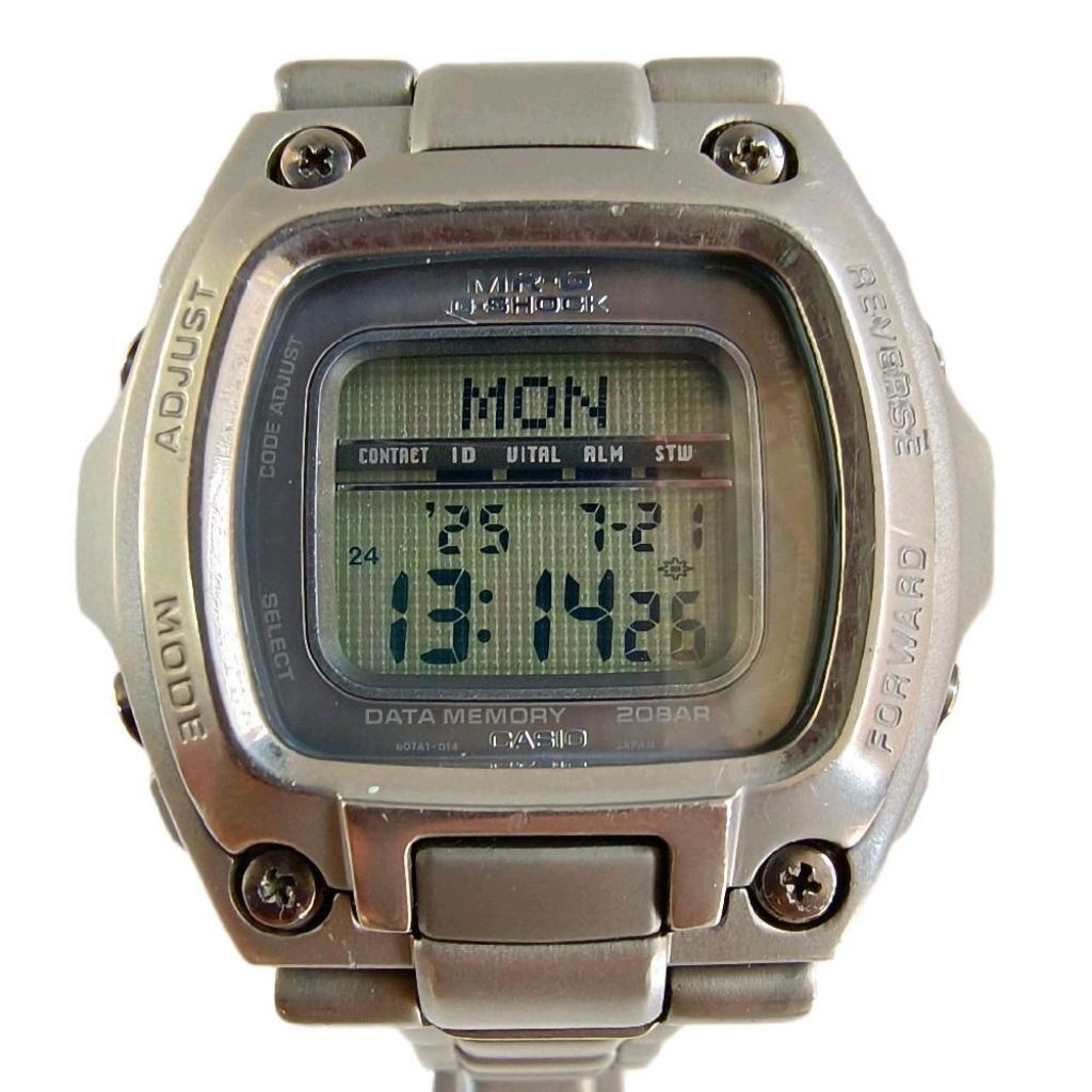 AP Jam Tangan Casio G-Shock Gshock G Shock MRG-210 MRG210 MRG 210 T TITANIUM ORIGINAL TERLARIS