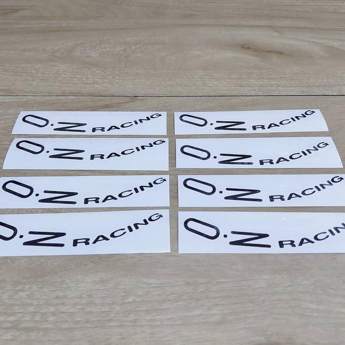 New Arrival stiker untuk velg OZ Racing Superturismo - Hitam