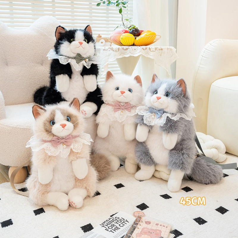 Tas ransel boneka kucing lucu premium Tas ransel kucing cute 2 warna